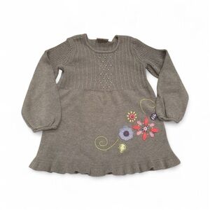 HANNA ANDERSSON EUC GIRLS GRAY KNIT SWEATER TOP TOPS SWEATERS WINTER SIZE 5 110